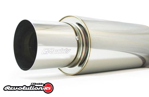 GReddy Universal 3in 3-Bolt Tip Revolution RS Mufller