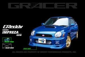 GReddy 02-03 WRX Polyurethane Front Lip Spoiler