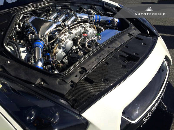 AutoTecknic Dry Carbon Cooling Plate - Nissan R35 GT-R