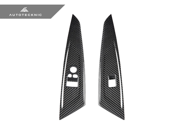 AutoTecknic Dry Carbon Window Switch Panel Trim Set - G82 M4
