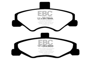 EBC 98-02 Chevrolet Camaro (4th Gen) 3.8 Yellowstuff Rear Brake Pads