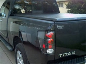 Spyder Nissan Titan 04-14 Euro Style Tail Lights Black ALT-YD-NTI04-BK