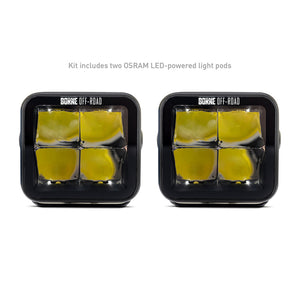 Borne Off-Road Light Pods (Kit of 2) 3x3 Spot