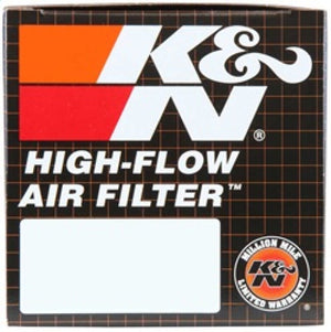 K&N Universal Chrome Filter 2 1/8in FLG / 4in x 3in Bottom / 2in Top / 2 3/4in Height (2 Per Box)