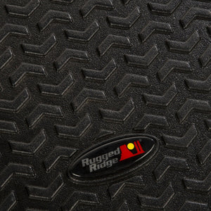 Rugged Ridge Floor Liner Cargo Black 18-21 Jeep Wrangler JL 4 Dr (Excl. 4XE Models)