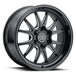 Method Raised MR802 20x10 / 8x180 BP / -18mm Offset / 124.1mm Bore - Double Black Milled Wheel