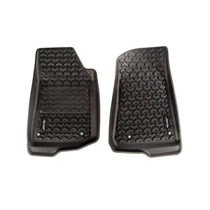 Rugged Ridge Floor Liner Kit Black F/R/Full Cargo 18-20 Jeep Wrangler JL 2Dr