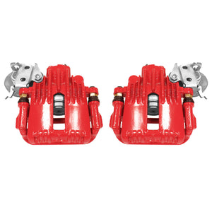 Power Stop 93-97 Chevrolet Camaro Rear Red Calipers w/Brackets - Pair