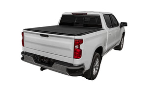 Access LOMAX Tri-Fold Cover Black Urethane Finish 02-19 Dodge Ram - 5ft 7in Bed (w/o RamBox)