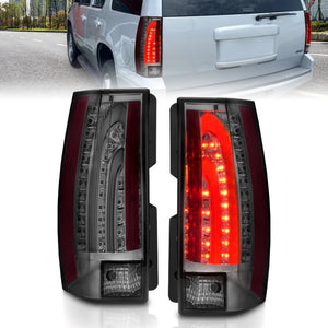 ANZO 2007-2014 Chevrolet Suburban LED Taillights Smoke G5 - Escalade Look