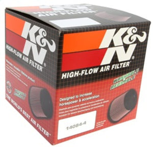 K&N Universal Rubber Filter 4.5in Flange ID / 5.875in Base OD / 5.125in Top OD / 5in Height