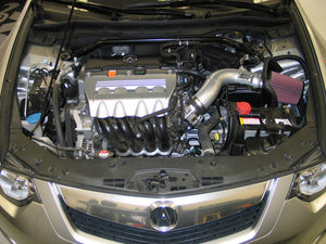 K&N 09 Acura TSX 2.4L Silver Typhoon Intake