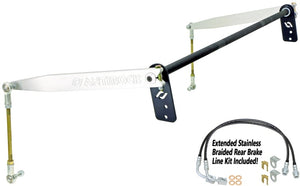 RockJock JK 4D Antirock Sway Bar Kit Rear Bolt-On Aluminum Arms
