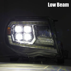 AlphaRex 05-11 Toyota Tacoma NOVA-Series LED Projector Headlights Chrome