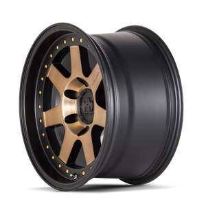 Mayhem 8300 Prodigy 18x9 / 6x135 BP / 0mm Offset / 87.1mm Hub Matte Black w/ Bronze Tint Wheel