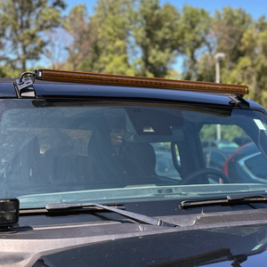 Borne Off-Road Light Bar Cover Single Row 30in Amber