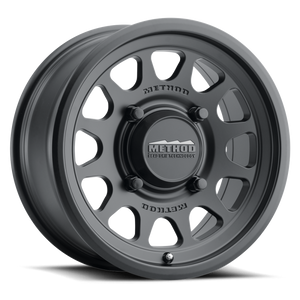 Method MR414 Bead Grip 15x10 / 6+4/25mm Offset / 4x136 / 106mm CB Matte Black Wheel