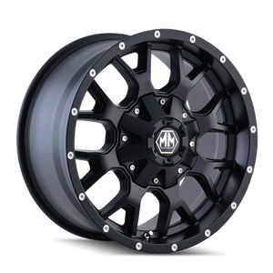 Mayhem 8015 Warrior 20x10 / 6x135 BP / -25mm Offset / 106mm Hub Matte Black Wheel