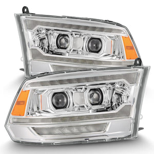 AlphaRex 09-18 Ram Truck (MK II 5th Gen 2500 Style) PRO-Series Halogen Projector Headlights Chrome