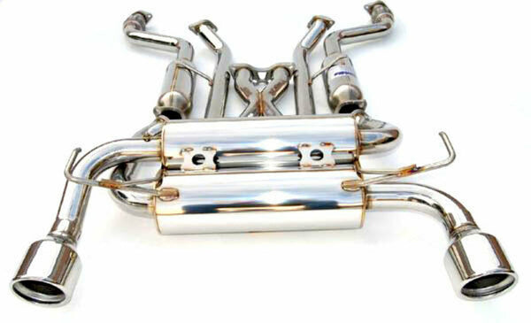 Invidia 02-08 Nissan 350z Gemini Rolled Stainless Steel Tip Cat-back Exhaust
