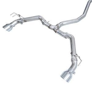 AWE Tuning 22+ Honda Civic Si/Acura Integra Track Edition Catback Exhaust - Dual Chrome Silver Tips