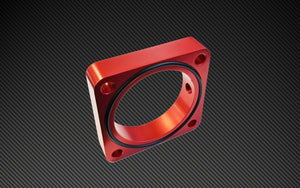 Torque Solution Throttle Body Spacer 2013+ Subaru BRZ/Scion FR-S - Red