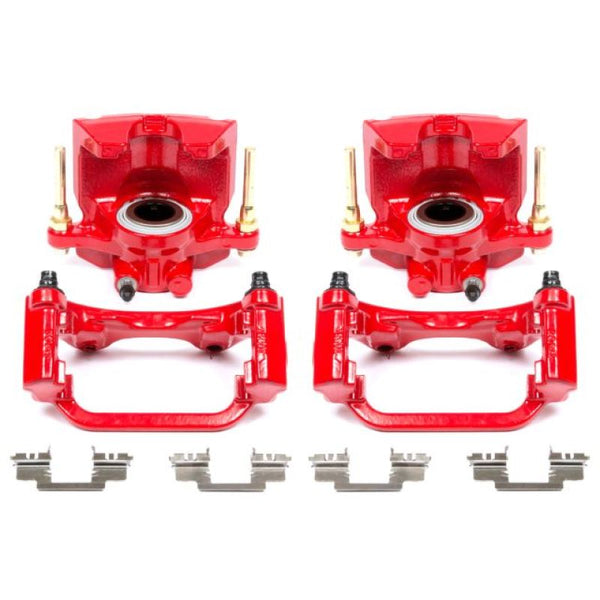 Power Stop 07-16 Cadillac Escalade Rear Red Calipers w/Brackets - Pair