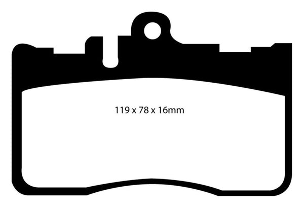 EBC 01-06 Lexus LS430 4.3 Redstuff Front Brake Pads