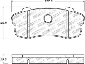 StopTech Performance 06-09 Chvy Corvette Z06 Rear Brake Pads