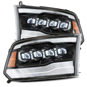 AlphaRex 09-18 Ram Truck NOVA-Series LED Projector Headlights Jet Black