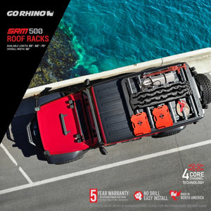 Go Rhino SRM 500 Roof Rack - 65in