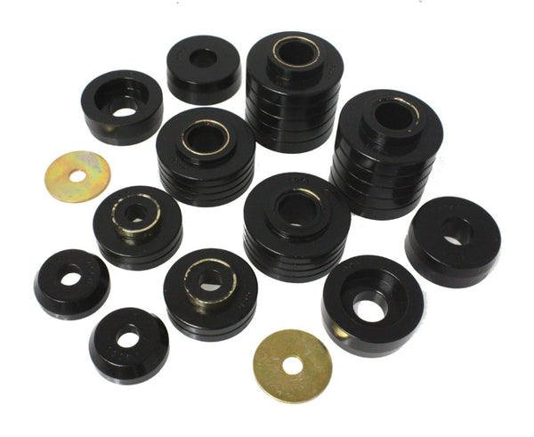 Energy Suspension 80-98 Ford F250/F350 / 80-92 Ford F100/F150 / 85-98 Ford F450 Black Body Mount Set