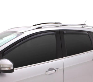 AVS 15-18 Ford Edge Ventvisor In-Channel Front & Rear Window Deflectors 4pc - Smoke