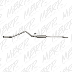 MBRP 06-08 Ram Hemi 1500 Mega Cab 5.7L / 03-13 Ram Hemi 2500/3500 5.7L Alum 3in Cat Back Single Side