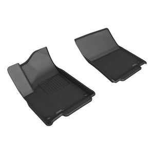 3D MAXpider 22-23 Rivian R1S Kagu 1st Row Floormats - Black