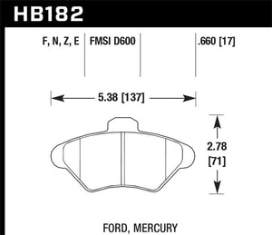 Hawk HPS Street Brake Pads