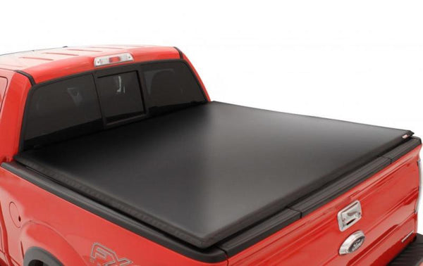 Lund 15-18 Ford F-150 (6.5ft. Bed) Genesis Tri-Fold Tonneau Cover - Black