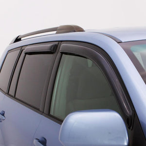 AVS 12-18 Toyota Yaris Hatch Ventvisor Outside Mount Window Deflectors 4pc - Smoke