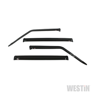 Westin 2017-2018 Nissan Armada Wade Slim Wind Deflector 4pc - Smoke