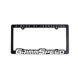GrimmSpeed License Plate Frame - GrimmSpeed Text (Single)