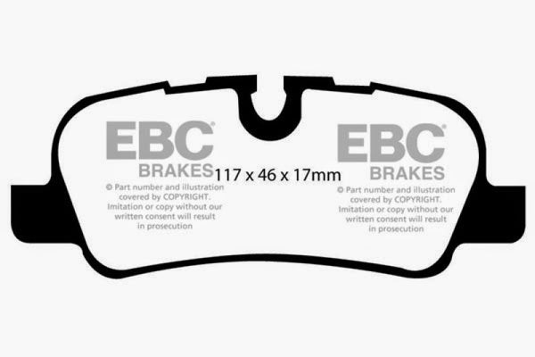 EBC 05-10 Land Rover LR3 4.4 Extra Duty Rear Brake Pads