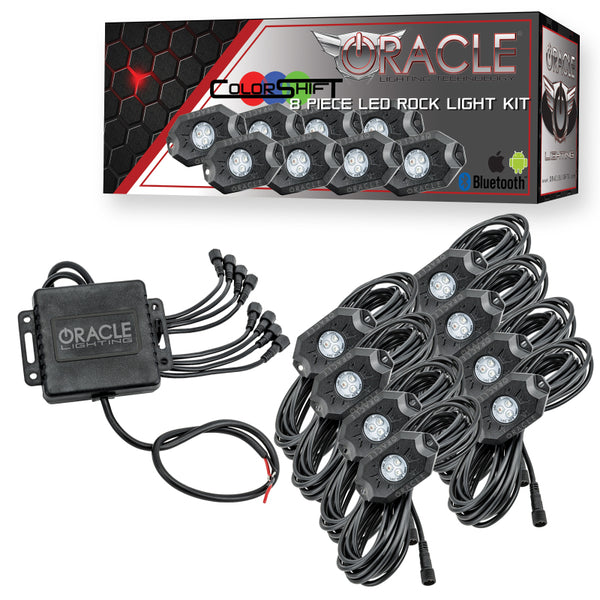 Oracle Bluetooth Underbody Rock Light Kit - 8 PCS - ColorSHIFT