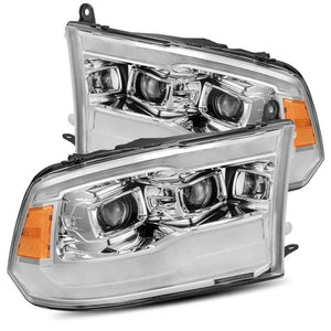 AlphaRex 09-18 Ram Truck MK II PRO-Series Halogen Projector Headlights Chrome