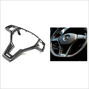 Autotecknic Carbon Fiber Steering Wheel Trim Mercedes
