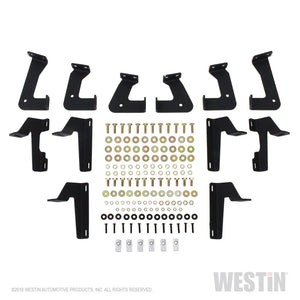 Westin 18-20 Jeep Wrangler JL Unlimited 4DR HDX Drop Nerf Step Bars - Textured Black