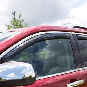 AVS 13-18 Ford Escape Ventvisor In-Channel Front & Rear Window Deflectors 4pc - Smoke