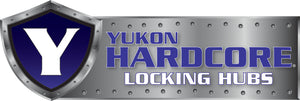 Yukon Gear Hardcore Locking Hub Set For GM 8.5in Front & Dana 44 / 19 Spline