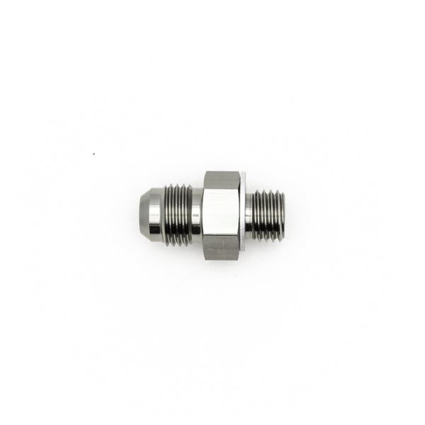 DeatschWerks 6AN Male Flare To M12 X 1.5 Male Metric Adapter  (Incl. Crush Washer)