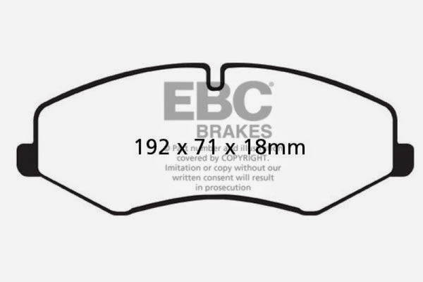 EBC 10-14 Land Rover LR4 5 Greenstuff Front Brake Pads