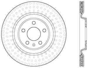 StopTech Power Slot 12-13 Audi A6 Quattro/11-12 A7 Quattro / 10-13 S4 Rear Left Slotted Rotor